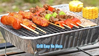 Barbecue extérieur facile sans nettoyage