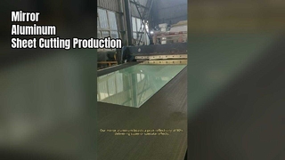 Feuille de miroir en aluminium réfléchissante