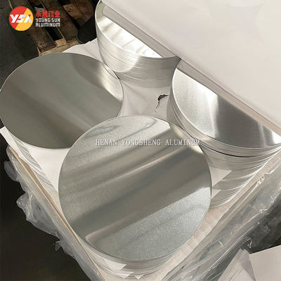 0.55mm 1060 Aluminum Circle O H Temper Disc Kitchen Custom Size High Flatness Burr Free Edge Food Grade