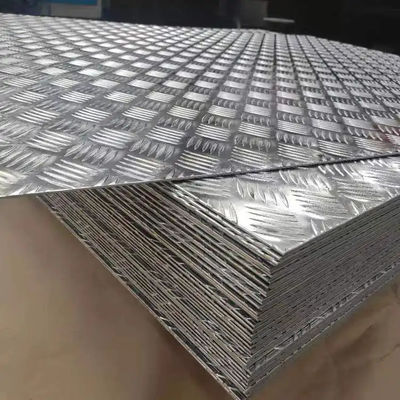 6061 1100 3003 5052 Plaque de trame en aluminium diamantée en relief plaque à carreaux en aluminium