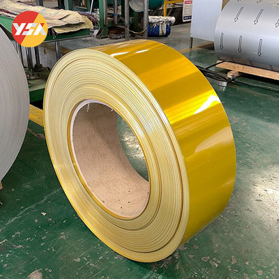 Couche en aluminium en bande de bobine en rouleau de feuille PE PVDF prépeint en couleur