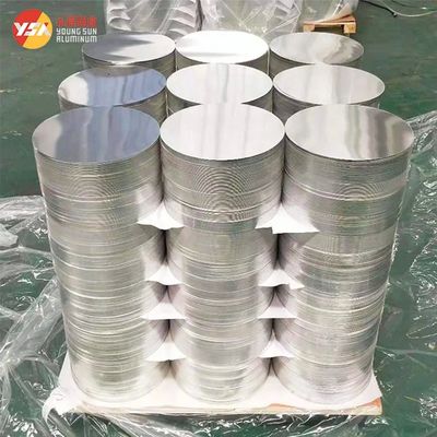 Disque en aluminium prélaqué PE PVDF de forme ronde, dimensions sur mesure, haute planéité, bord sans bavure, qualité alimentaire