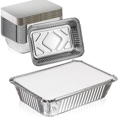 30-600 mm de longueur Contenants alimentaires jetables en feuille d'aluminium pour emballage alimentaire