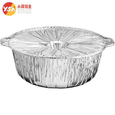 ODM Pot jetable en aluminium avec couvercle en aluminium 255*91mm 2200ml 75oz