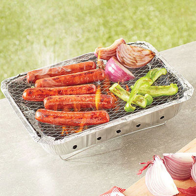Outdoor Mini Portable Grill à charbon instantané à usage unique Outil de camping Picnic Grill