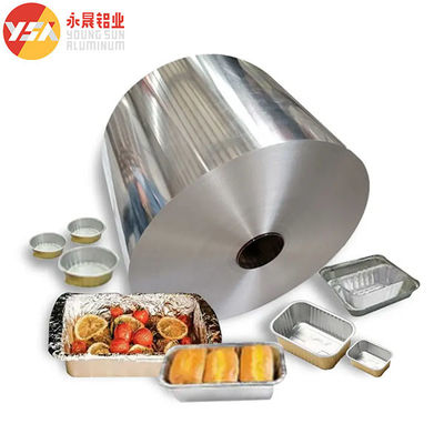 8006 Alloy H22 100mic Foil d'aluminium Jumbo Roll Foil de conteneur de qualité alimentaire