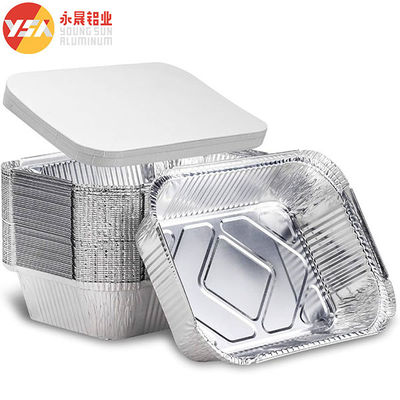 190 ml d'aluminium jetable Vaisselle de cuisine en aluminium jetable plateau en feuille de poêle Couvercles