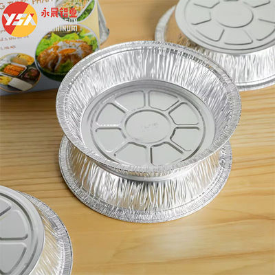 Pâtes ronds avec couvercles congélateur et four Safe cuisson cuisson torréfaction un - temps