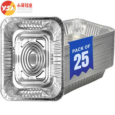 Plaque en aluminium jetable Plaque en aluminium en feuille oblong Ronde Carré