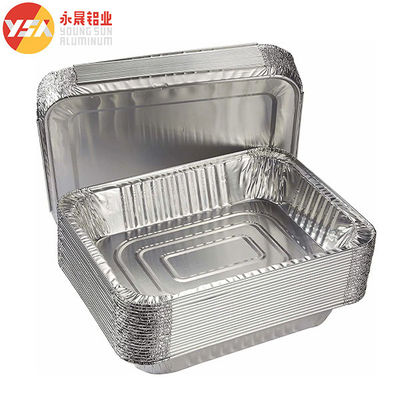 10 20 50 PCS Produits alimentaires jetables en petite feuille d'aluminium Contenants alimentaires avec couvercle