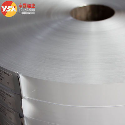 Rouleau de film de laminage de polyester d'aluminium de couleur blanche à une face