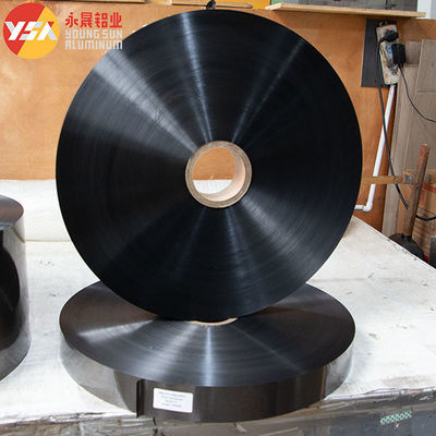 Plastique de polyester en alliage d'aluminium noir pour les conduits de laminage PET+HDPE+VMPET