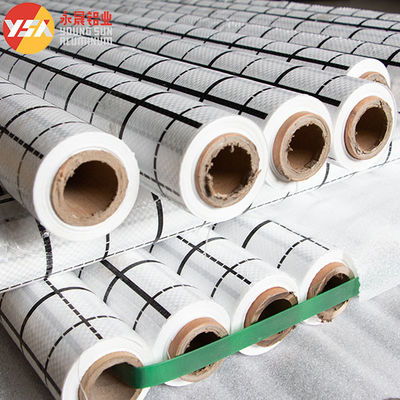 Impression de tissus tissés + PE extrudant noir et blanc à carreaux imprimé