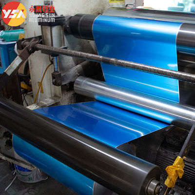 Film stratifiant AL+PET en rouleau en aluminium bleu Mylar