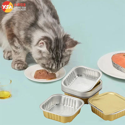 100 ml 240 ml 300 ml contenant des aliments en feuille pour animaux de compagnie Couvercles étanches en feuille d'aluminium