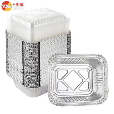 F1 8342 450 ml Contenant jetable en papier d'aluminium avec couvercle