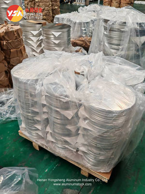 Disque en aluminium série 3000 pour ustensiles de cuisine H14 diamètre sur mesure haute planéité bord sans bavure qualité alimentaire