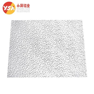 Folie d'aluminium pressée de qualité supérieure avec texture de peau d'orange - idéale pour un usage industriel et décoratif