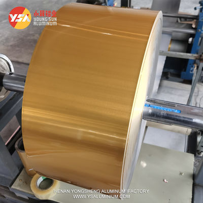 Rouleau de papier d'aluminium doré de qualité alimentaire pour emballage de chocolat, résistant à l'humidité et préservant la fraîcheur