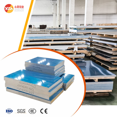 Tôle d'aluminium 1060 1100 3003 5052 2mm 3mm 4mm Plaque d'aluminium pour plafond