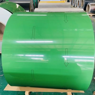 1000mm 1600mm 0.35mm a enduit la bobine en aluminium peinte pour le mur d'ascenseur
