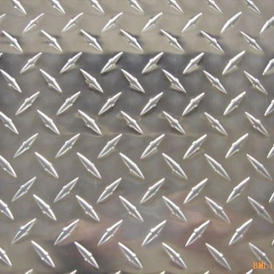 Coupe faite sur commande 1xxx 3xxx 5xxx 6xxx 8xxx Diamond Embossed Aluminum 1.0mm