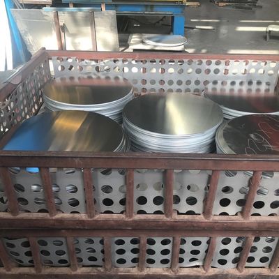 Disque rond en aluminium série 3000 3003 Anodisation dure Émaillage Dimensions sur mesure Haute planéité Bord sans bavure Qualité alimentaire