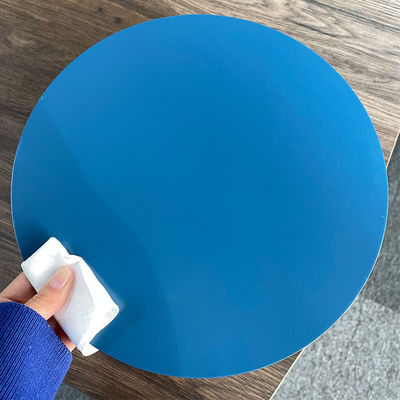 T351 Disque d'aluminium à revêtement de couleur pan H18 Cuiseur de finition de broyeur Taille personnalisée Haute planéité Grille sans bordure Grade alimentaire