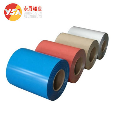 Bobine en aluminium enduite de revêtement de couleur du PE PVDF pour la décoration intérieure lumineuse et colorée