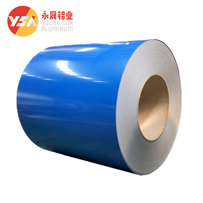 1060 1050 1100 PVC ont enduit la bobine d'une première couche de peinture enduite de revêtement de couleur en aluminium de feuille de couleur pour la gouttière