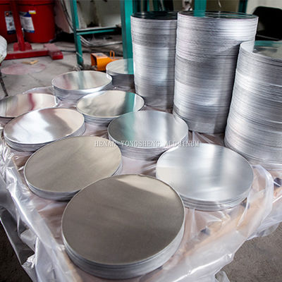 25mm 30mm Round Disc 1050HO A3003 Aluminum Sheet Pan Circle Non Stick Custom Size High Flatness Burr Free Food Grade