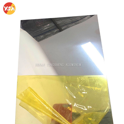 1060 H12 Bobine de tôle d'aluminium miroir réfléchissante pour éclairage avec film