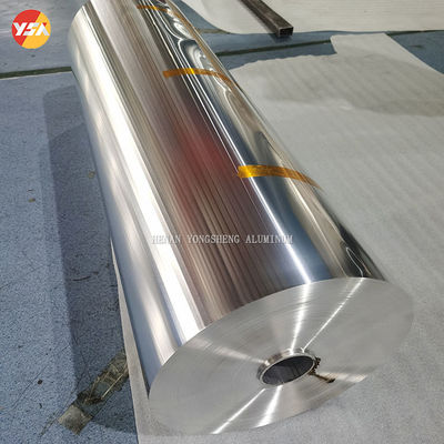 Jumbo Roll 8011 1235 1100 Feuille d'aluminium de 0,08 à 0,15 mm d'épaisseur Feuille d'emballage alimentaire